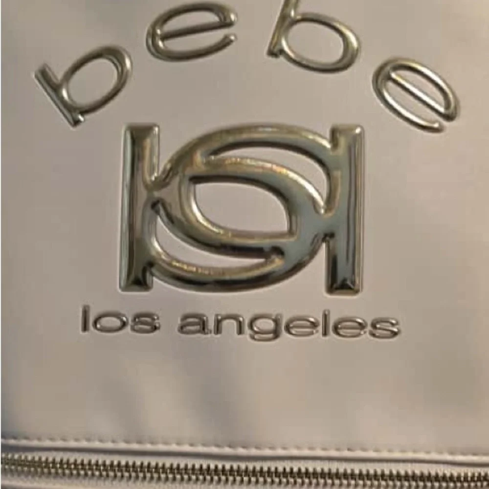 Bebe Cream Backpack with Gold Accents